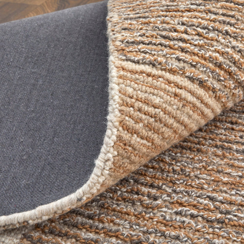 Feizy Pollock 8953F Modern Abstract in Brown/Tan/Ivory