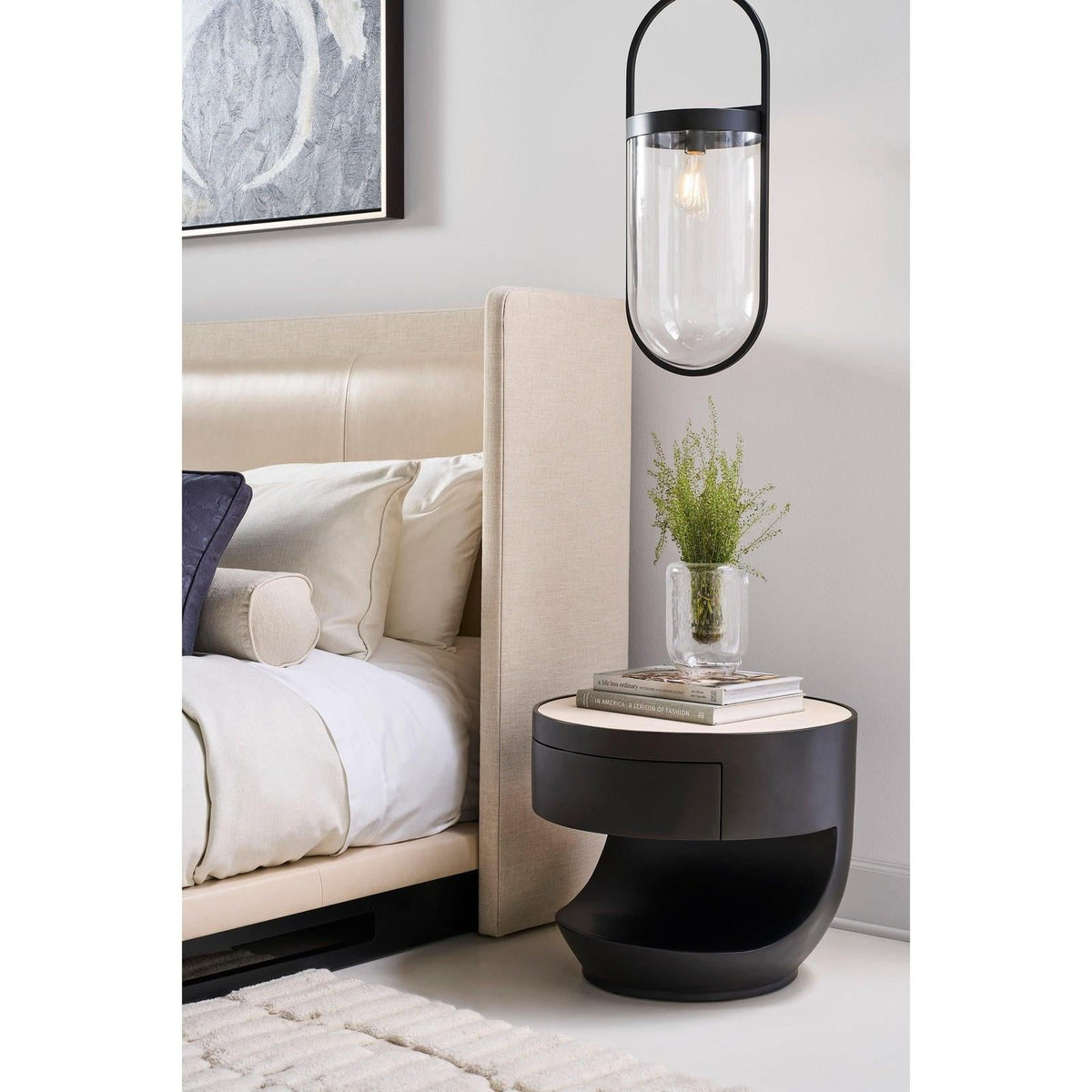 Century Furniture Era Lunar Small Nightstand