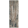 Feizy Richmond 39R6F Modern Abstract Rug in Gray/White/Blue