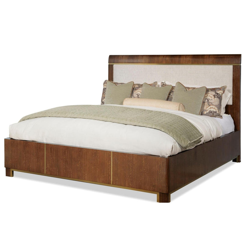 Century Furniture Marquis Maxwell Upholstery Panel King Bed