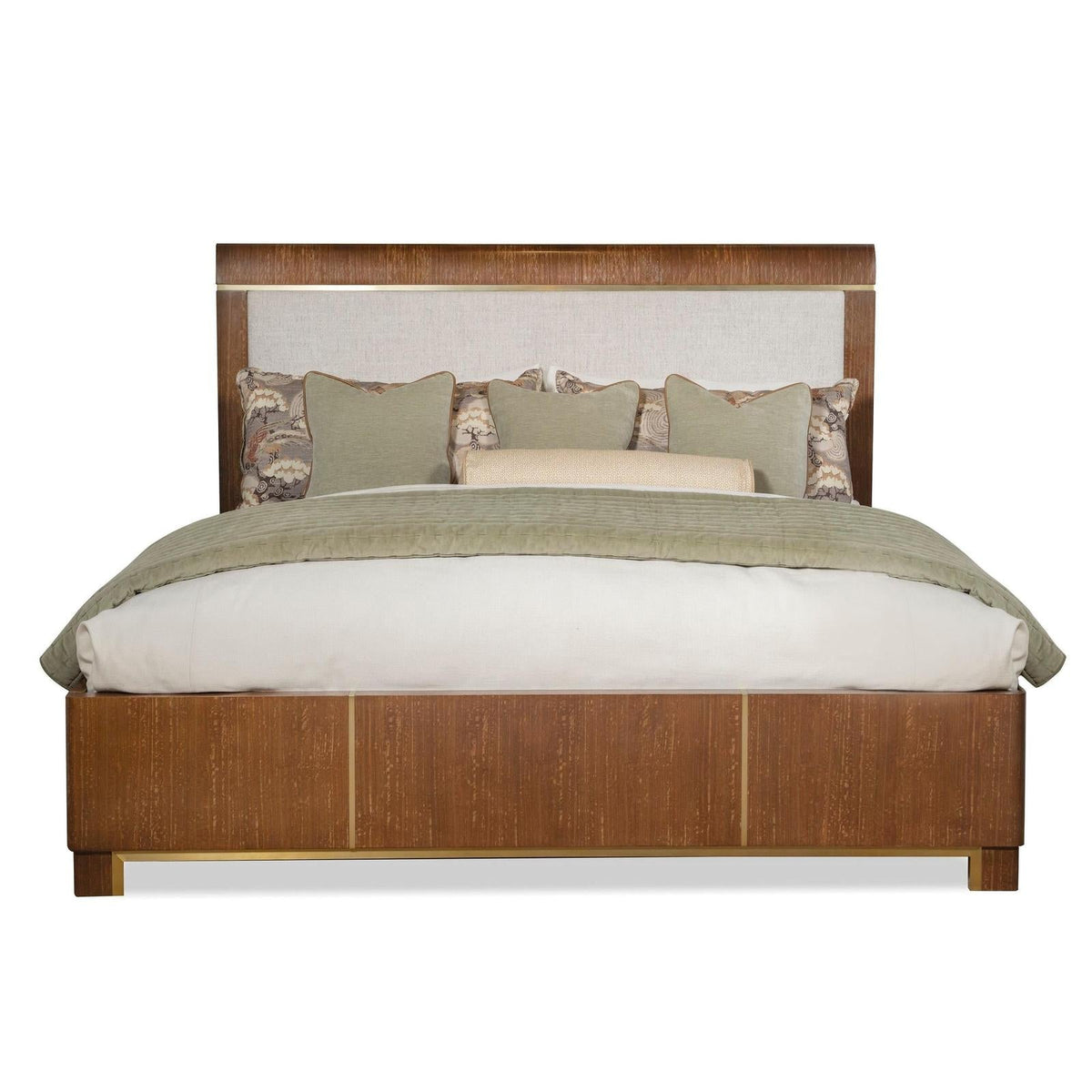 Century Furniture Marquis Maxwell Upholstery Panel King Bed