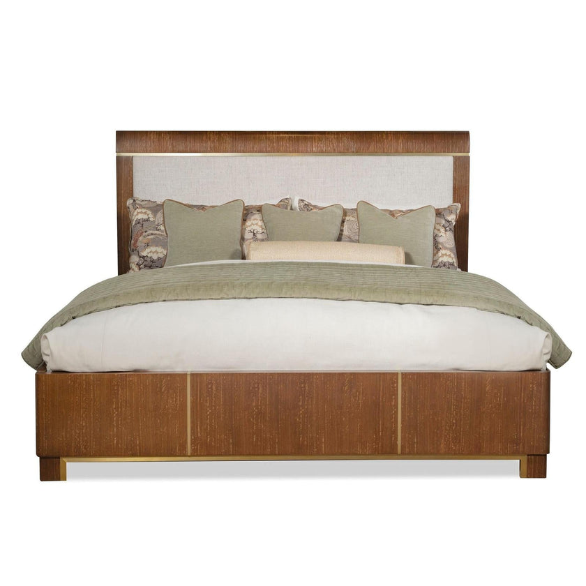 Century Furniture Marquis Maxwell Upholstery Panel King Bed