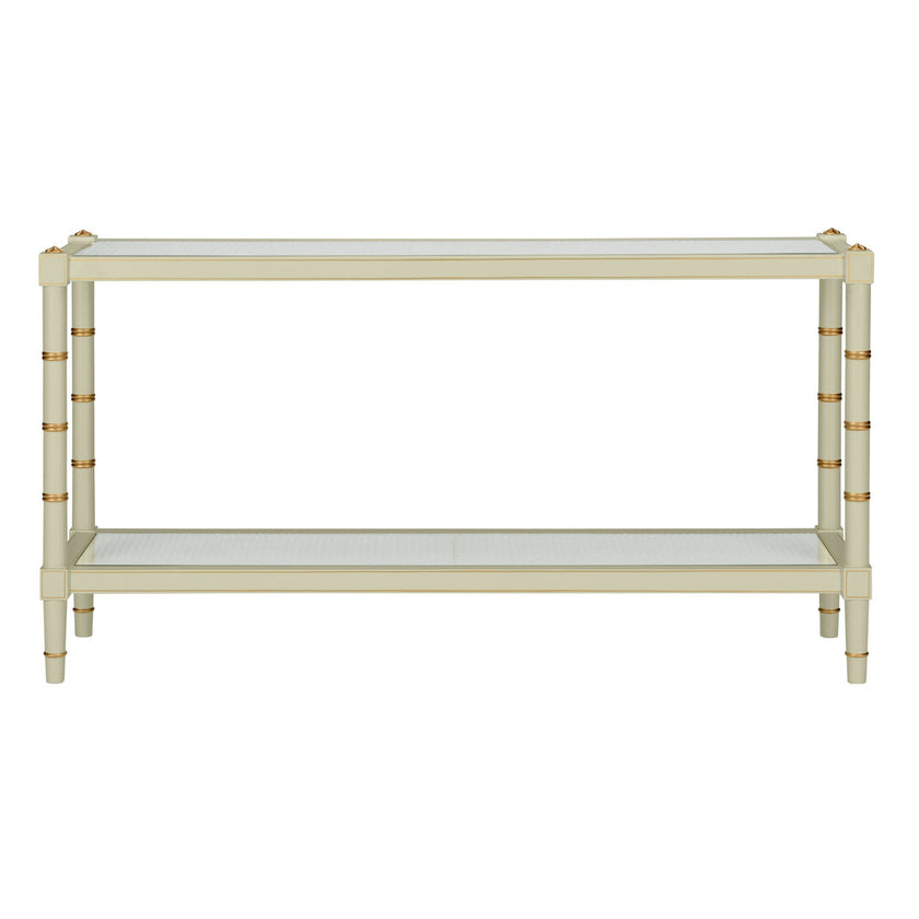Chelsea House Conner Cane Console Table