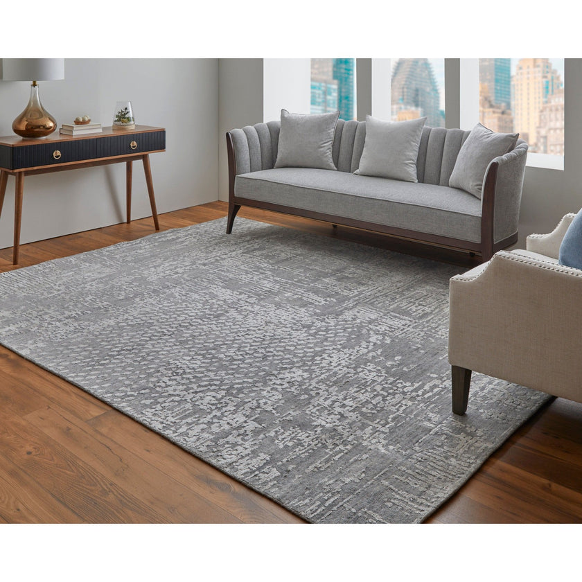 Feizy Eastfield 69A9F Modern Abstract in Gray
