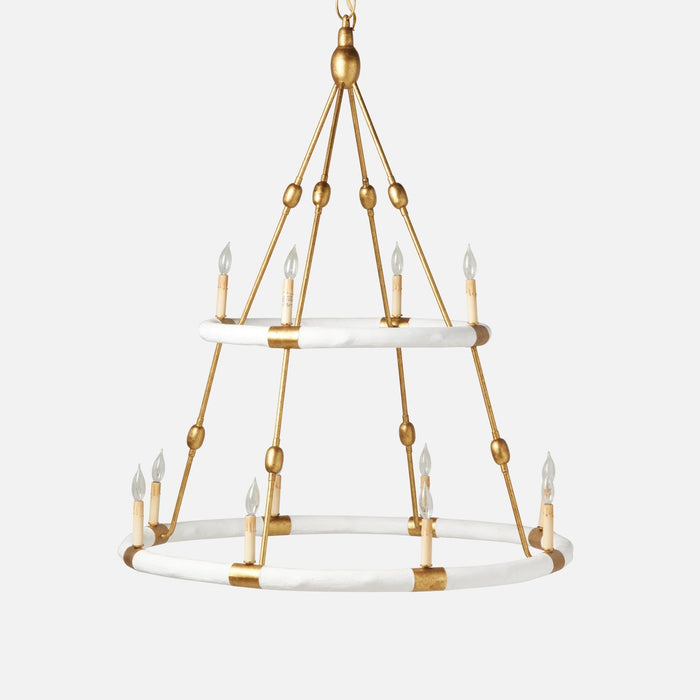 Made Goods Dean 2-Tier Chandelier