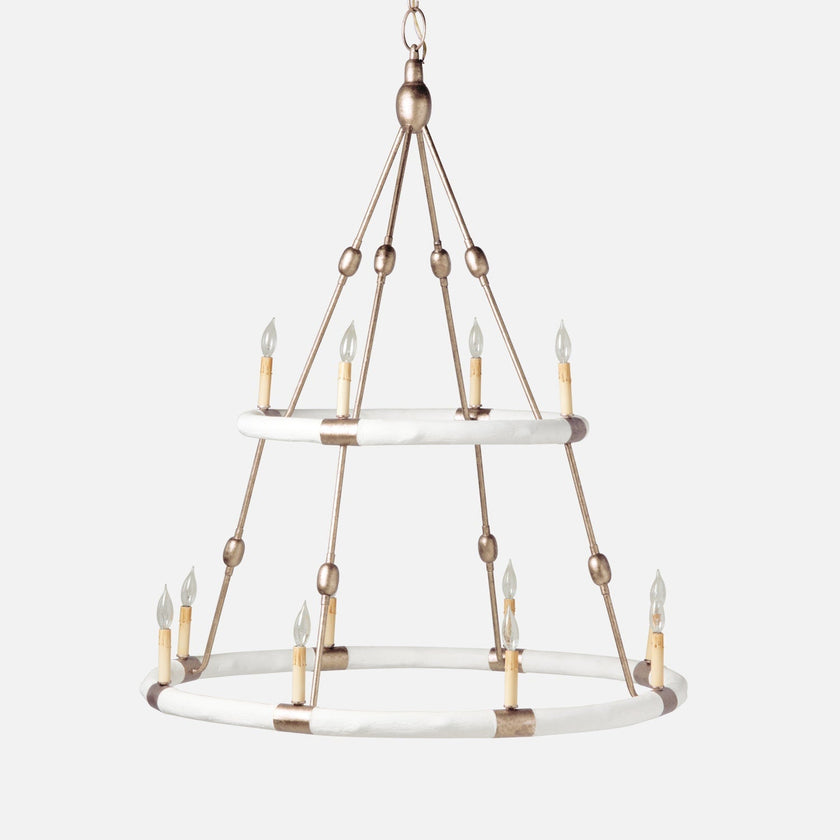 Made Goods Dean 2-Tier Chandelier