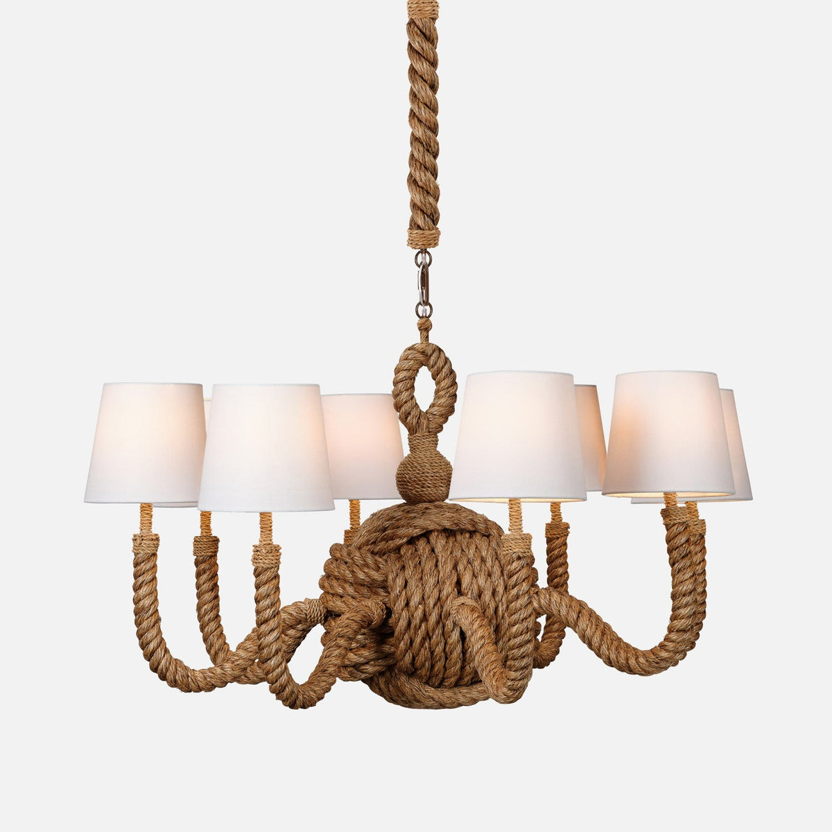 Rachel Handwoven Rope Chandelier