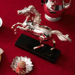 Christofle Sculpture Animalière Silver Plated Sculpture Horse Cny