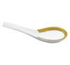 Christofle Malmaison Porcelain Soup Spoon