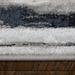 Feizy Micah 3049F Modern Abstract Rug in Silver/Gray/Black