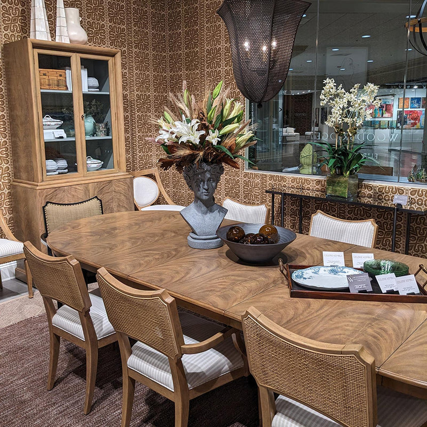 Woodbridge Furniture Blaire Double Pedestal Dining Table