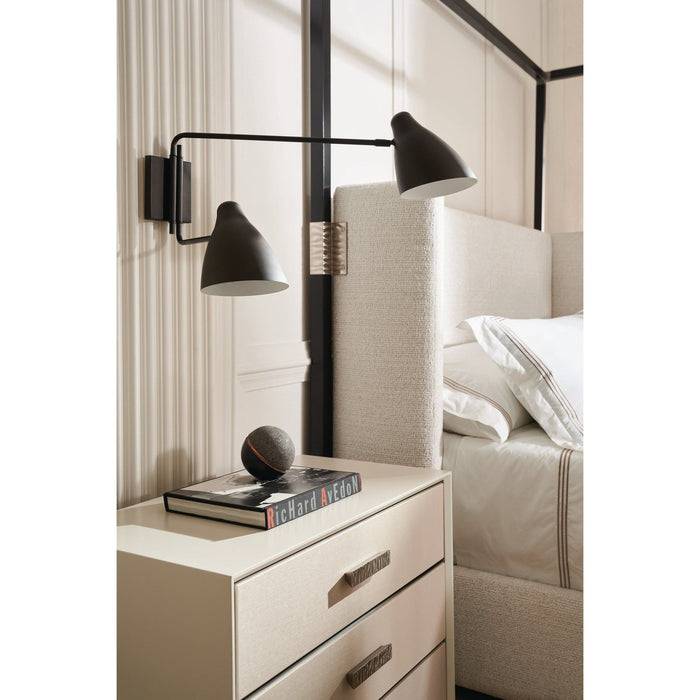 Caracole Classic Silver Lining Nightstand