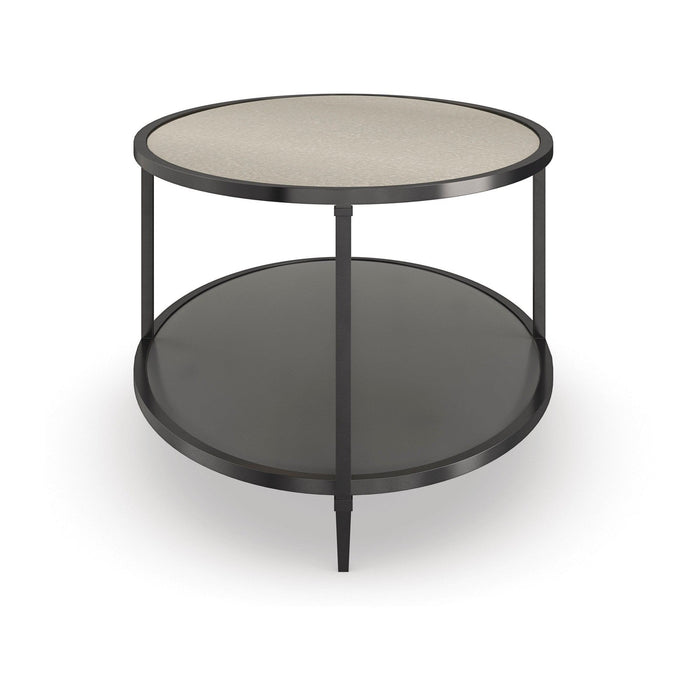 Caracole Classic Smoulder Oval Cocktail Table