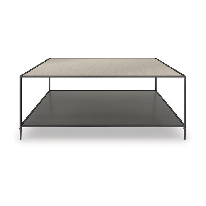 Caracole Classic Smoulder Square Cocktail Table