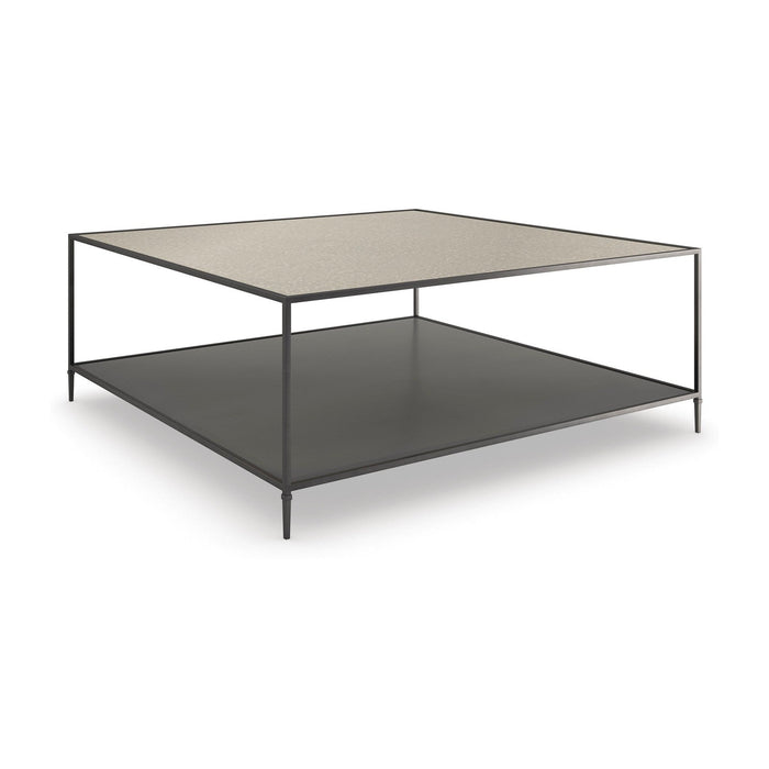 Caracole Classic Smoulder Square Cocktail Table