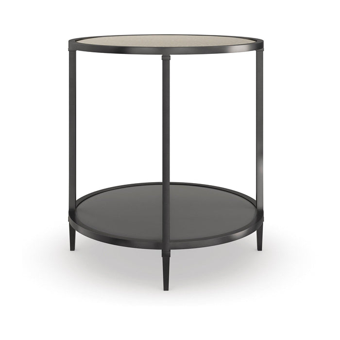 Caracole Classic Smoulder Round End Table