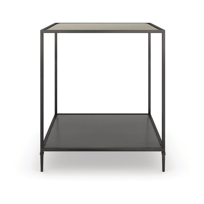 Caracole Classic Smoulder Square End Table