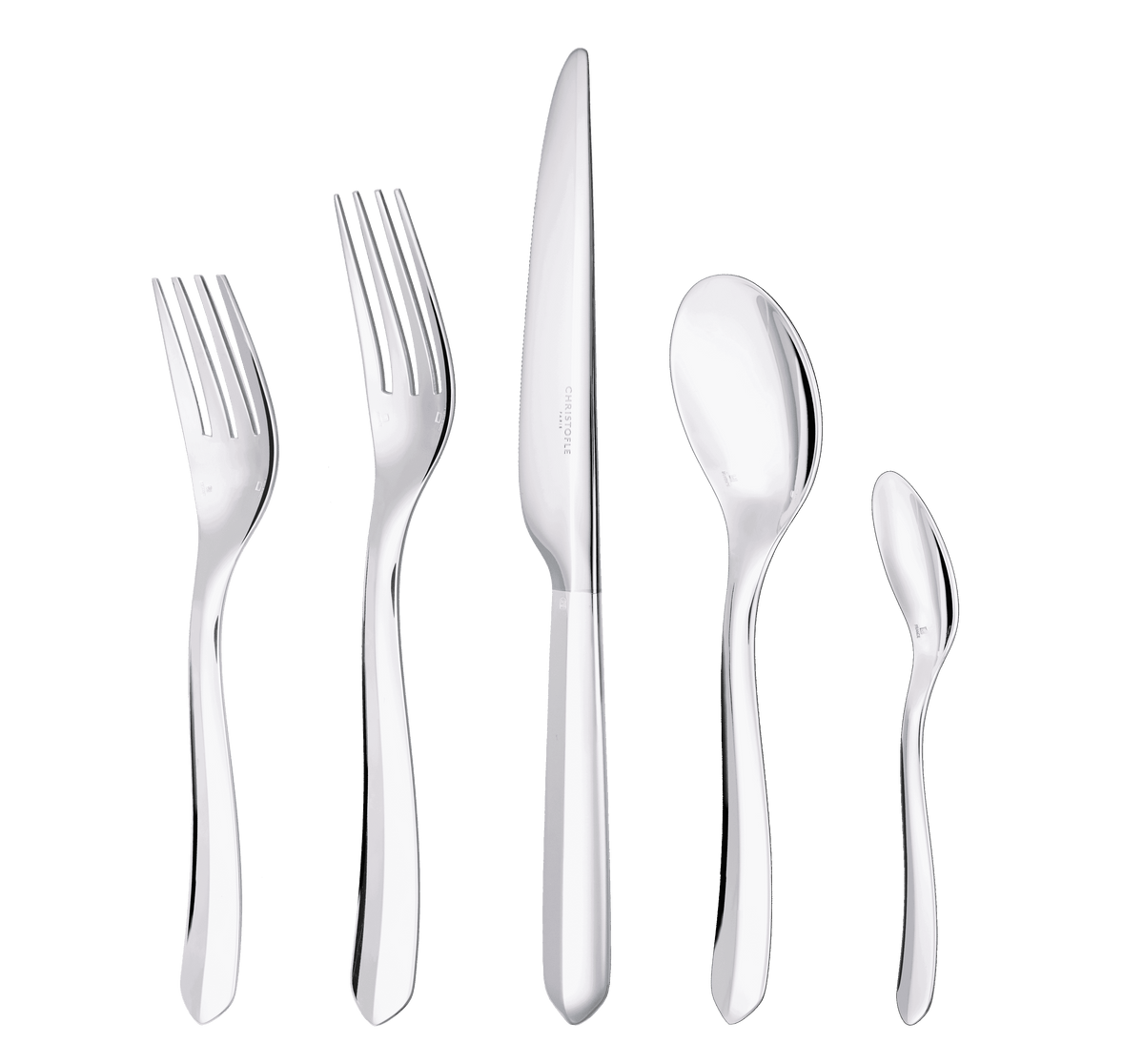 Christofle Infini Christofle 5-Piece Silver-Plated Flatware Set