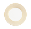 Christofle Malmaison Impériale Porcelain Underplate Gold Finish