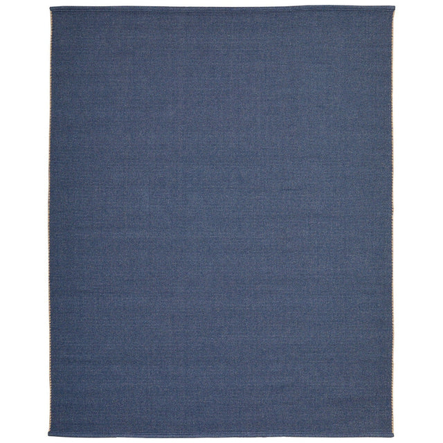 Feizy Theo 0827F Modern Solid in Blue/Tan