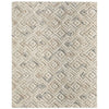 Feizy Anica 8004F Transitional Moroccan Rug in Ivory/Gray/Black