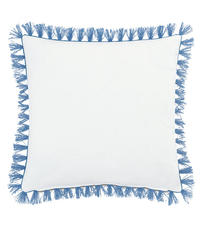 Eastern Accents Castaway Brush Fringe Decorative Pillow