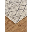 Feizy Kano 3872F Transitional Diamond Rug in Ivory/Gray/Taupe