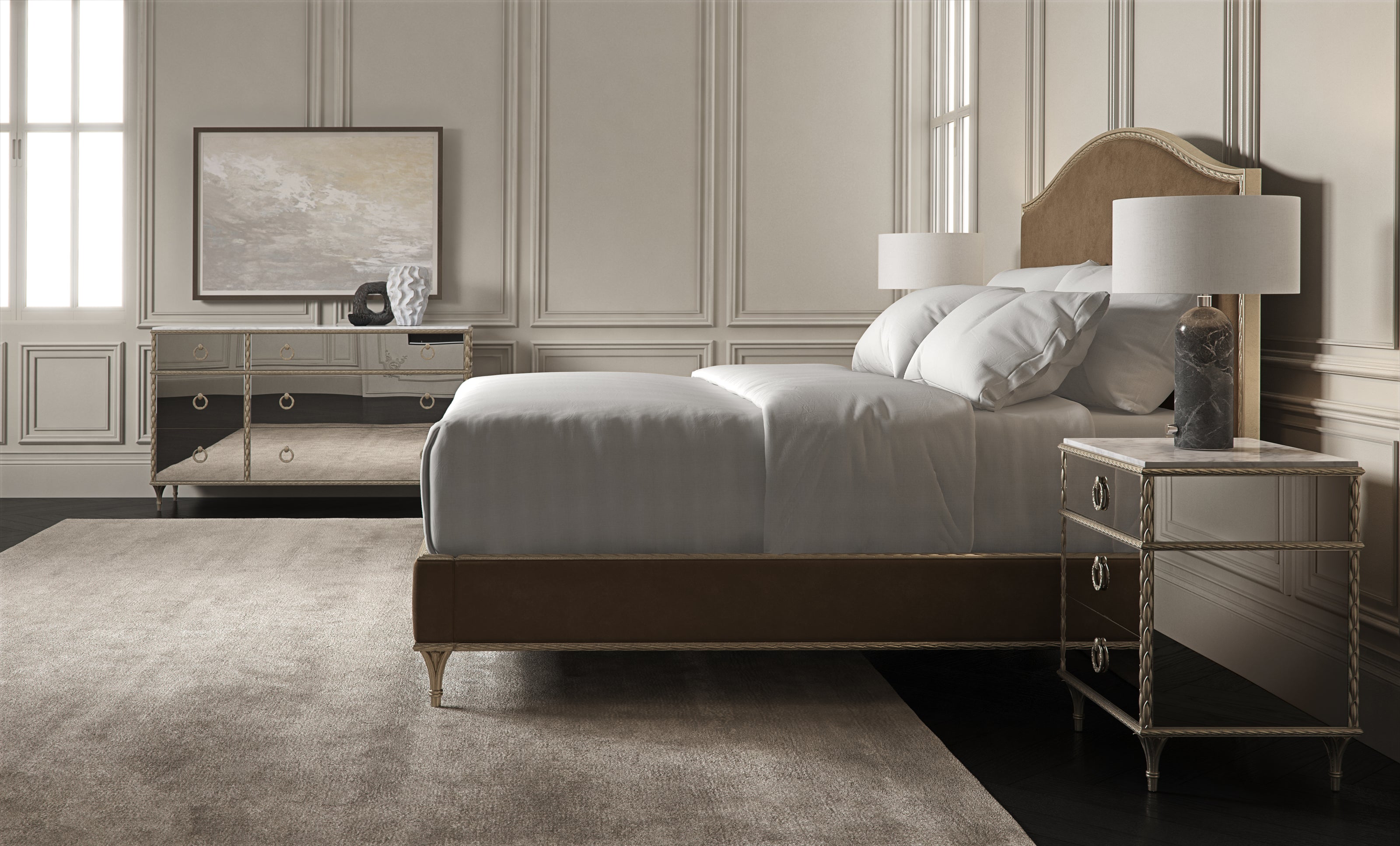 Caracole Fontainebleau Platform Bed