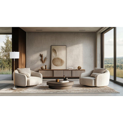 Chelsea House Amelia Matte White Rattan Floor Lamp