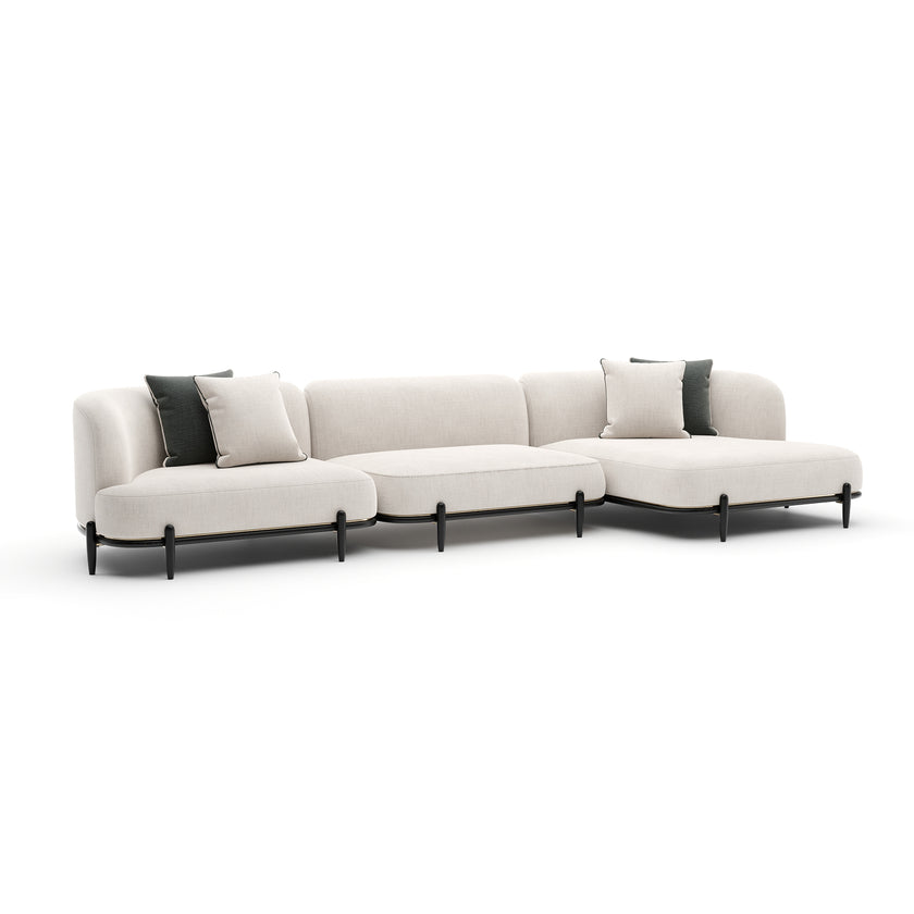 Caracole Madera Sectional