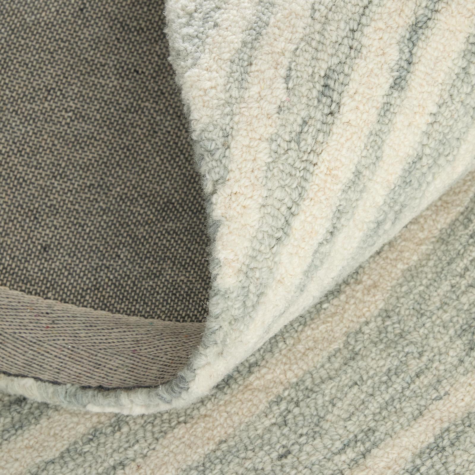 Feizy Wallace 8A41F Modern Abstract Rug in Gray/Ivory