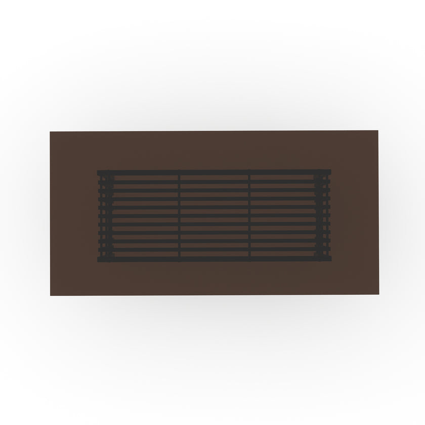 Caracole Pinstripe Dark Slatted Dining Table