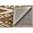 Feizy Wallace 8A43F Transitional Medallion Rug in Brown/White