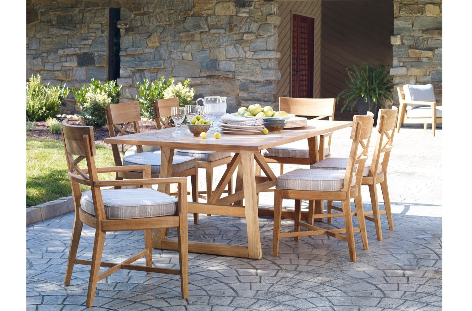 Century Furniture Teak Dining Arm Chair