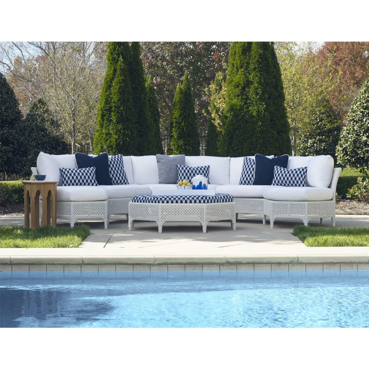 Century Furniture Tangier Teak Occasional Table