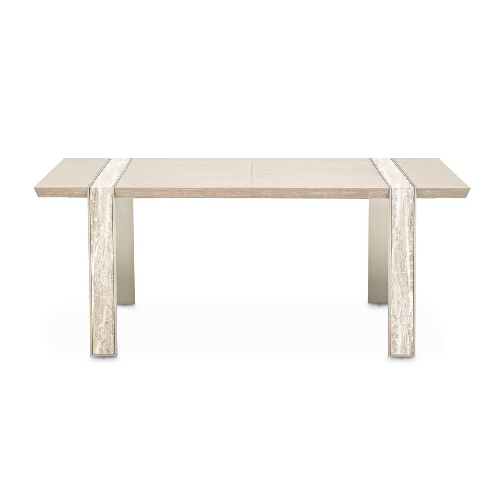 Michael Amini Lotus Bay Narrow Rectangular Dining Table - Sand
