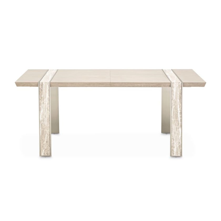 Michael Amini Lotus Bay Narrow Rectangular Dining Table - Sand