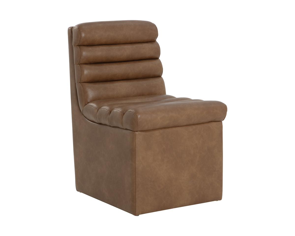 Sunpan Norm Wheeled Dining Chair
