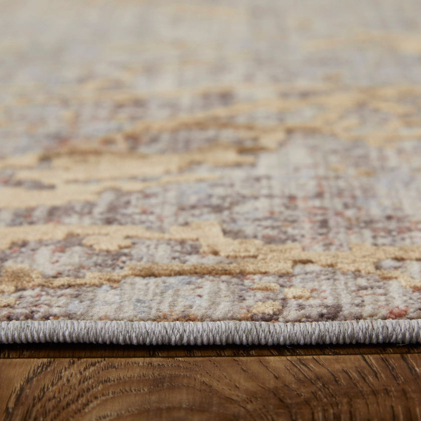 Feizy Pryor 39NEF Modern Abstract in Brown/Taupe/Tan
