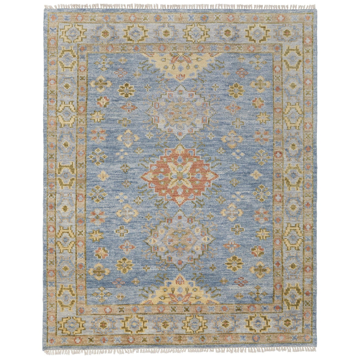 Feizy Fillmore 69CIF Transitional Diamond in Blue/Green/Yellow