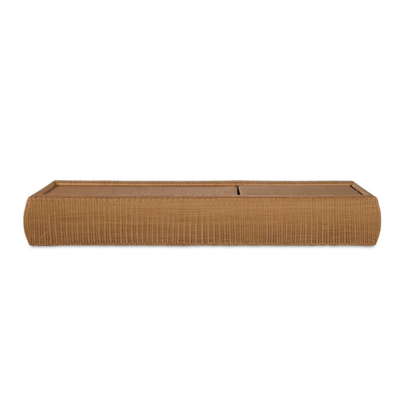 Century Furniture Outdoor Complements Poolside Wicker Reclining Chaise Lounge