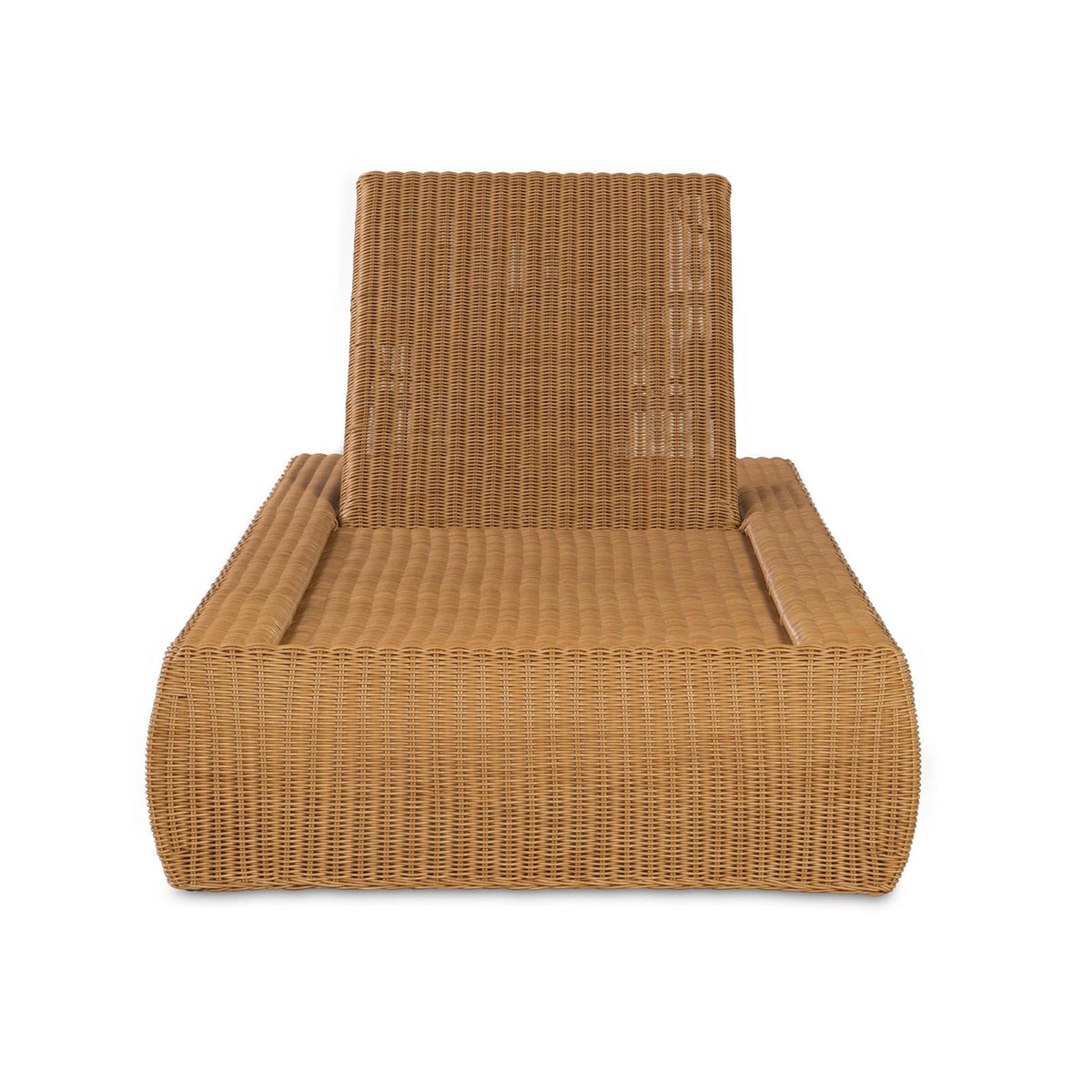 Century Furniture Outdoor Complements Poolside Wicker Reclining Chaise Lounge