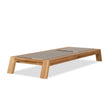 Century Furniture Outdoor Complements Poolside Teak Reclining Chaise Lounge I