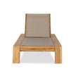 Century Furniture Outdoor Complements Poolside Teak Reclining Chaise Lounge I