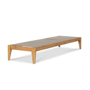 Century Furniture Outdoor Complements Poolside Teak Reclining Chaise Lounge II