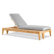 Century Furniture Outdoor Complements Poolside Teak Reclining Chaise Lounge II