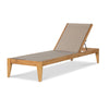 Century Furniture Outdoor Complements Poolside Teak Reclining Chaise Lounge II