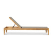 Century Furniture Outdoor Complements Poolside Teak Reclining Chaise Lounge II