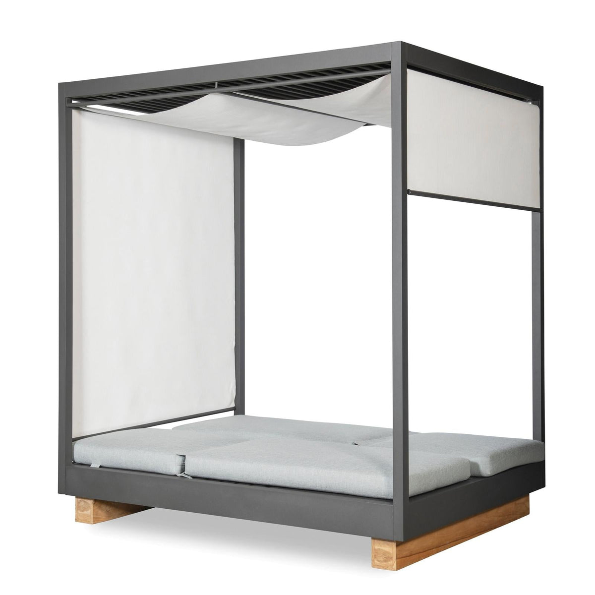 Century Furniture Outdoor Complements Poolside Aluminum Cabana With Shade
