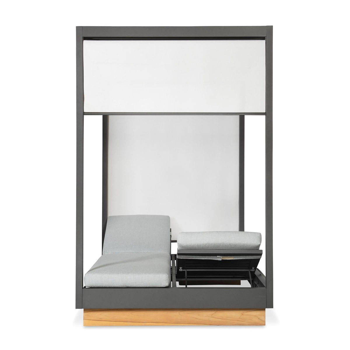 Century Furniture Outdoor Complements Poolside Aluminum Cabana With Shade